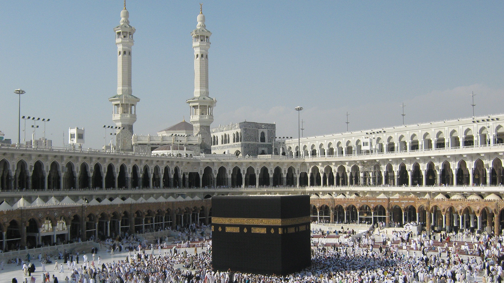 Haram-Moschee mit Kaaba in Mekka