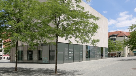 Außenansicht des jüdischen Museums in München 