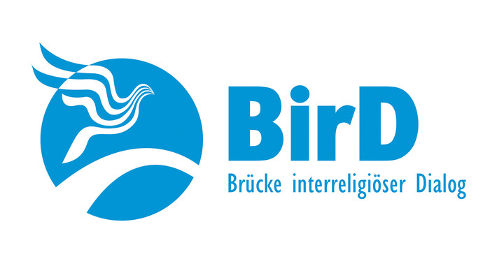 Logo von BirD mit Vogel und blauer Schrift
