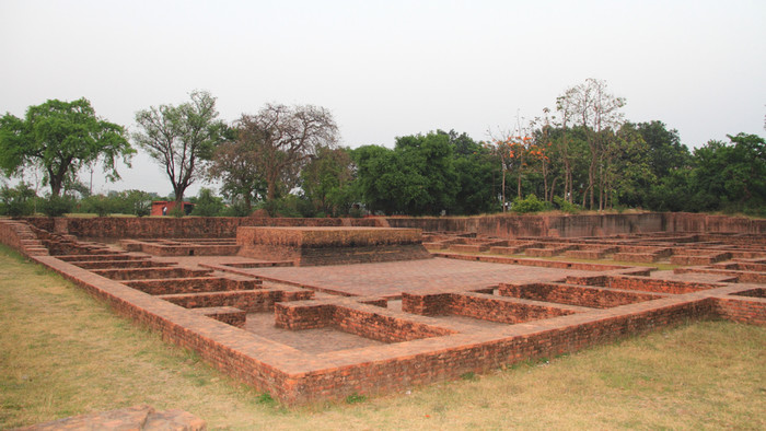 Ruine in der indischen Stadt Sravasti