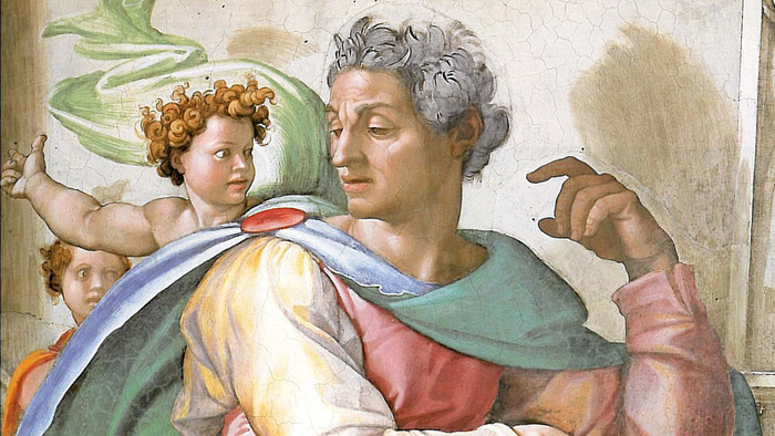 Gemälde des Propheten Jesaja von Michelangelo