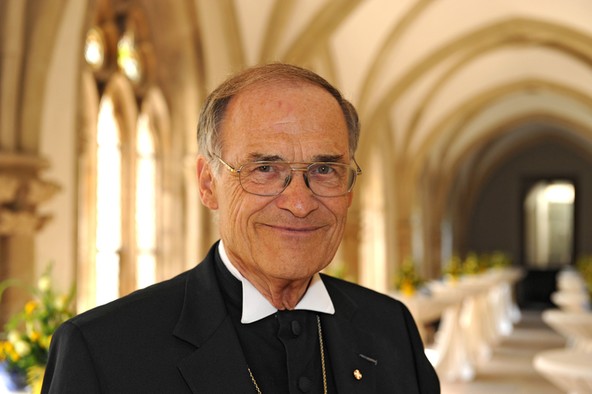 Abt Horst Hirschler im evangelischen Kloster Loccum.
