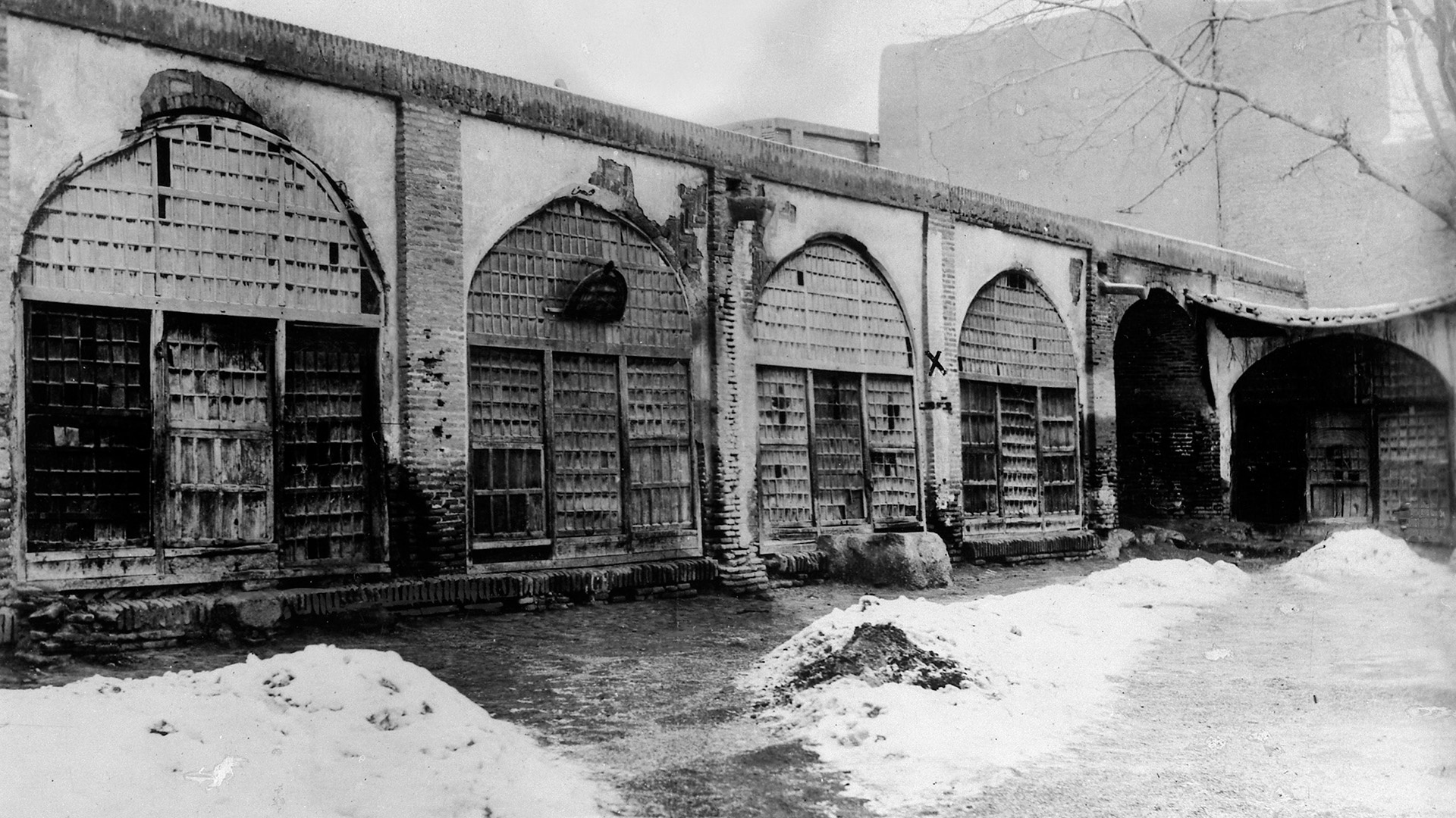 Kasernenplatzes in Tabríz