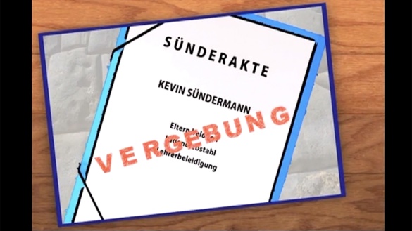 Animationsfilm zum Thema "Vergebung" vom Evangelischen Kirchenfunk Niedersachsen 