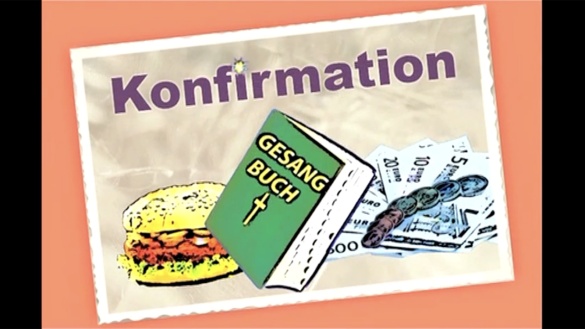 Animationsfilm zum Thema "Konfirmation" vom Evangelischen Kirchenfunk Niedersachsen