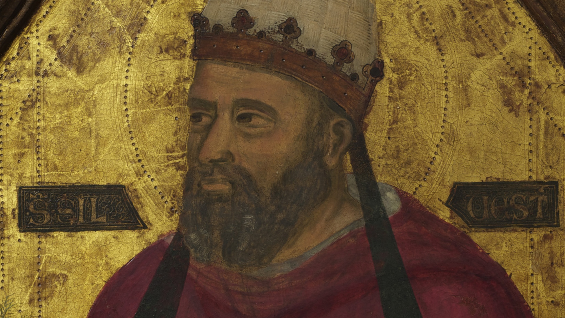 Gemälde von Papst Silvester