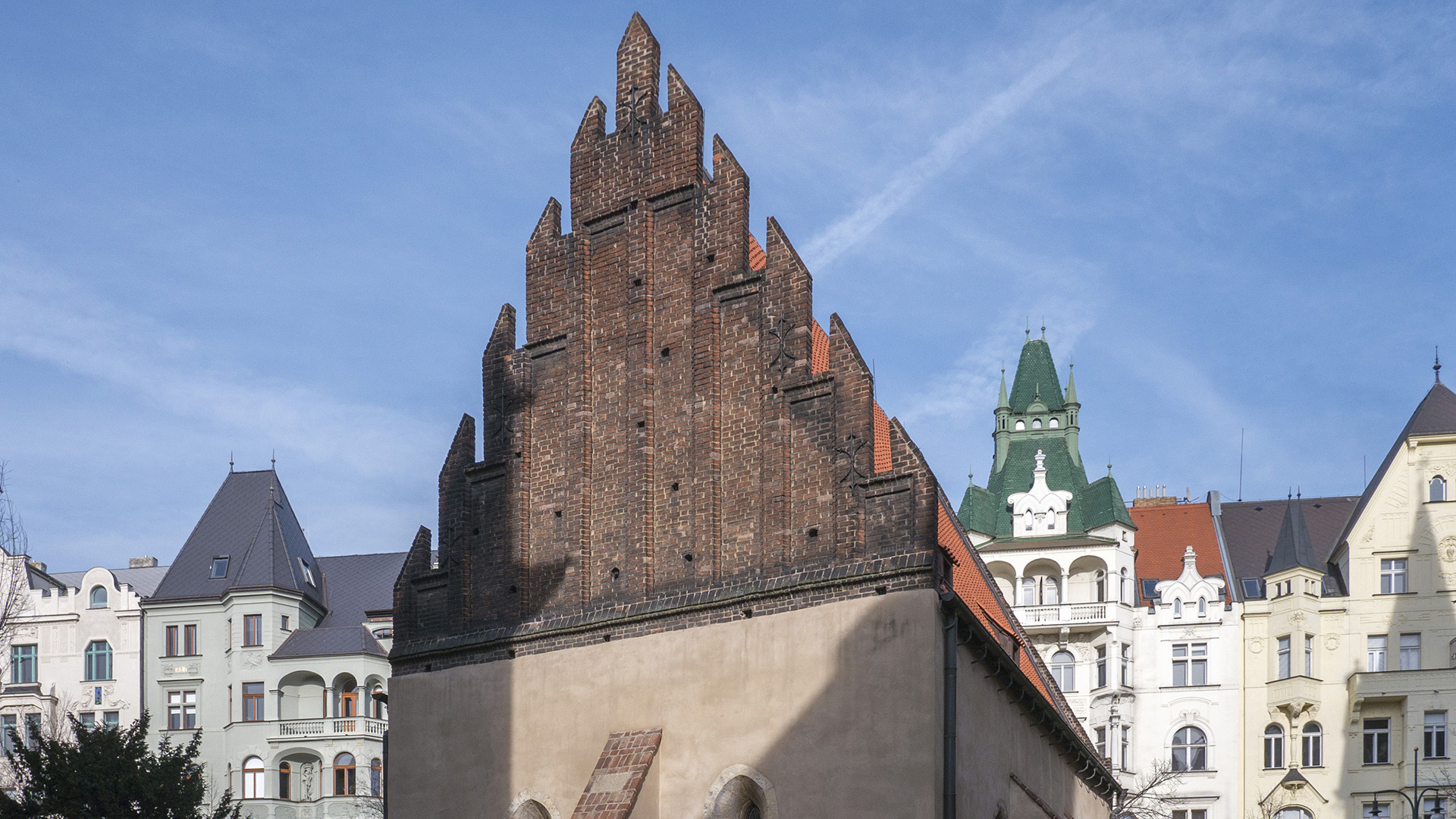 Altneu-Synagoge von außen