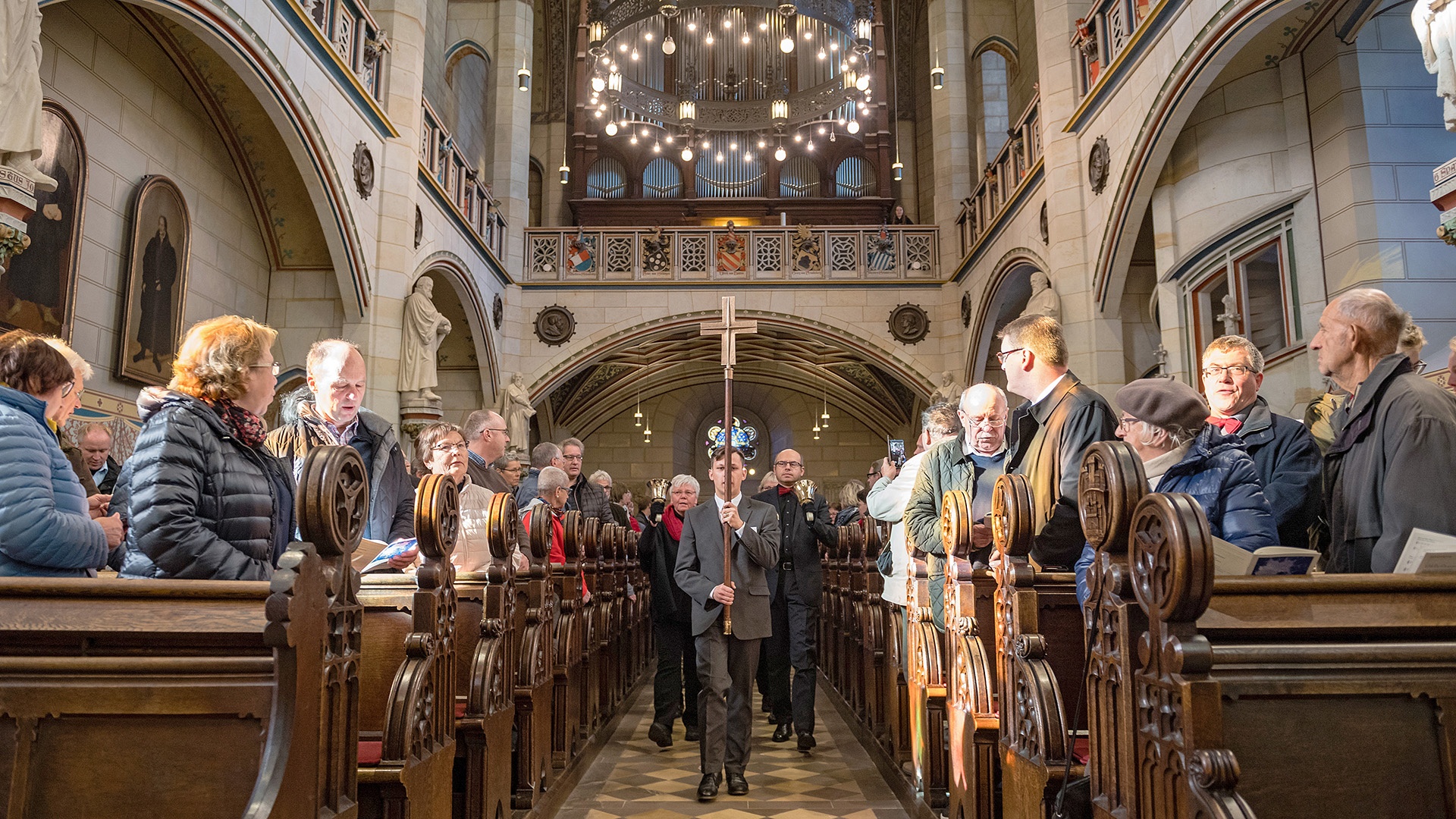 Festgottesdienst in der Wittenberger Schlosskirche zum Reformationstag in 2018