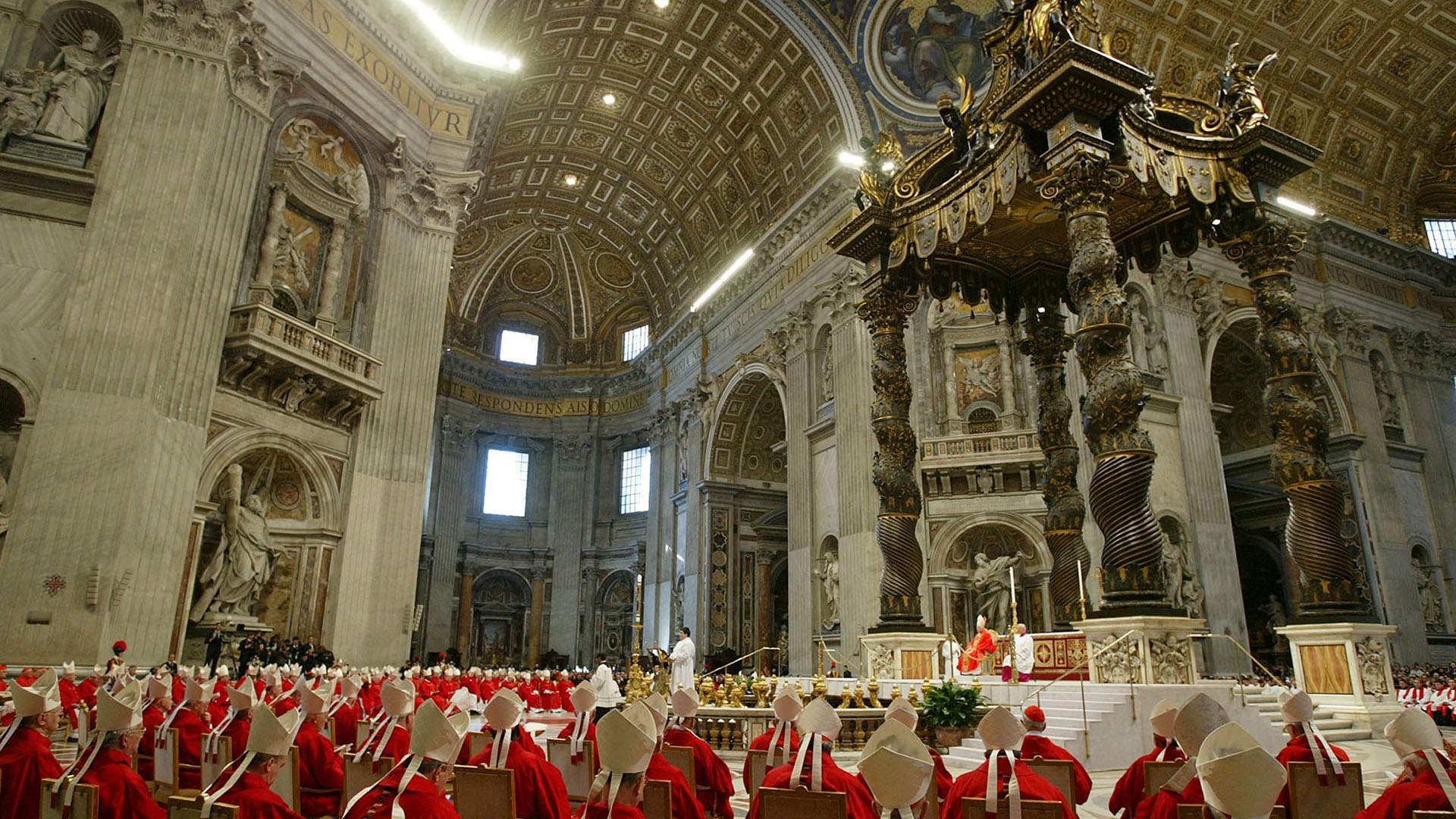 Messe im Petersdom mit Kardinälen