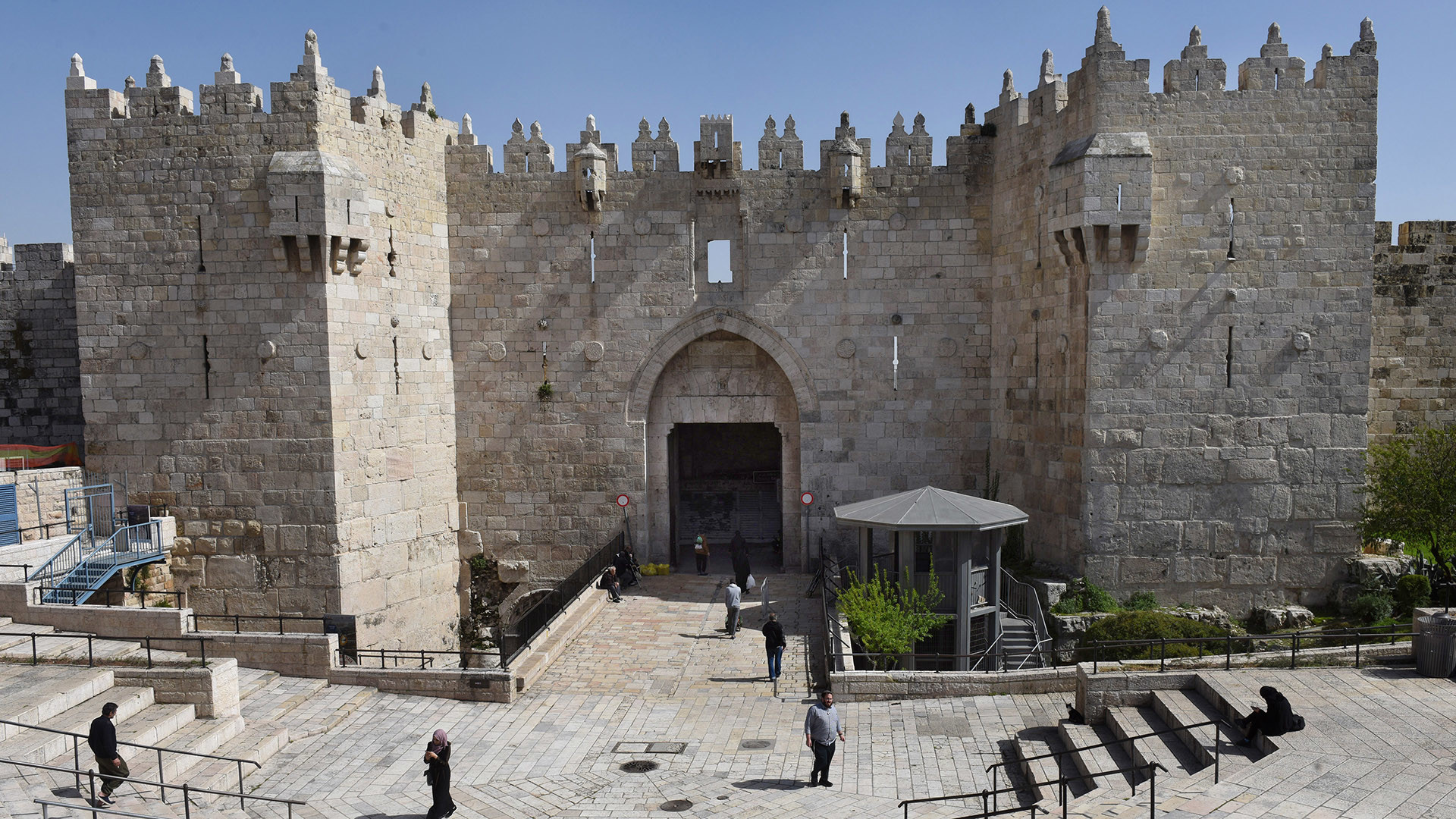 Damaskus-Tor in der Altstadt von Jerusalem