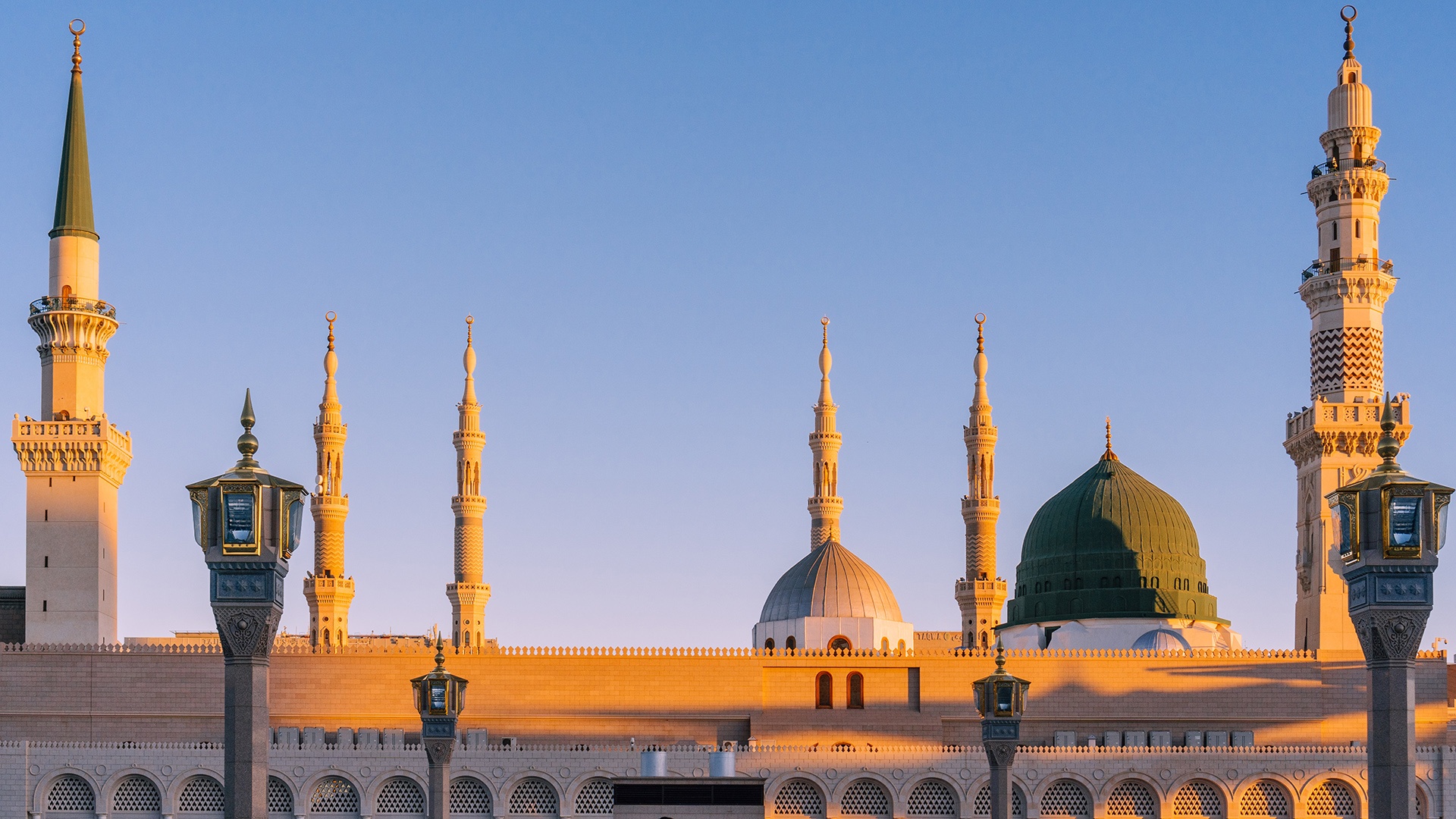 Moschee Masjid Al-Nabawi in Medina