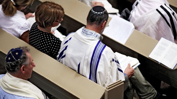 Gläubiger Jude beim Gebet 