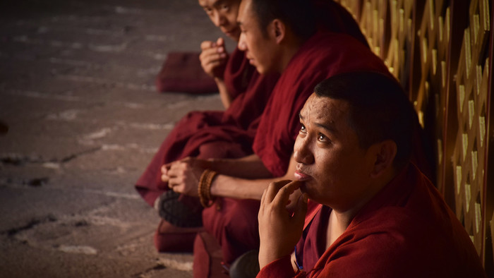Tibetanischer Mönch