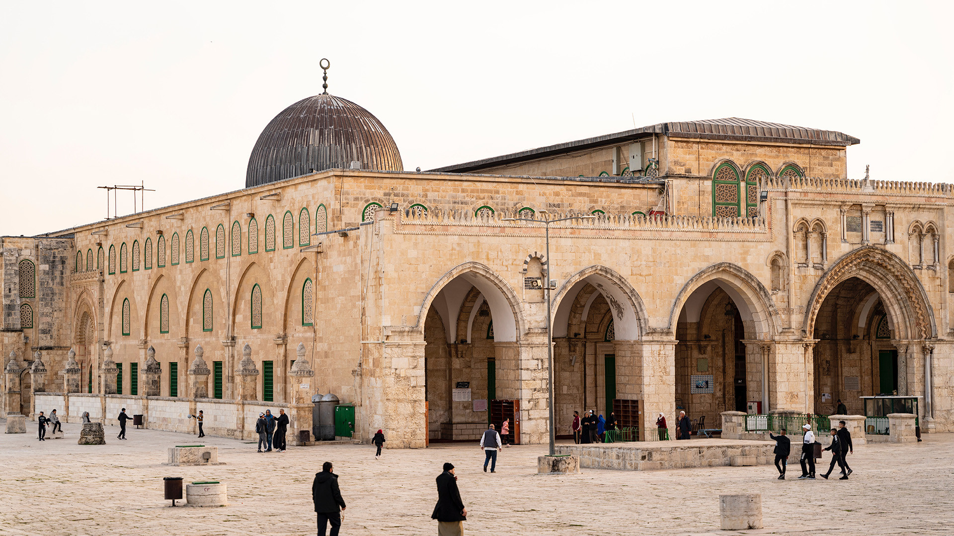 Außenansicht der al Aqsa-Moschee auf dem Tempelberg