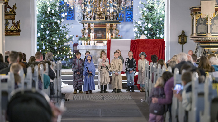 Krippenspiel im Weihnachtsgottesdienst 