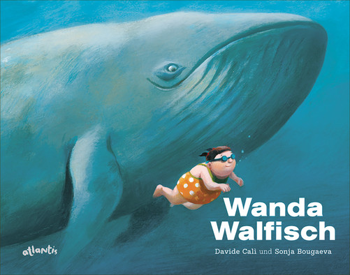 Buchcover Wanda Walfisch zeigt einen Wal und ein tauchendes Mädchen