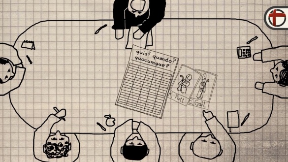 Animationsfilm zum Thema "Was ist die Kurie?" von katholisch.de