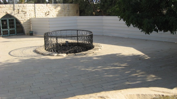 Abrahams-Brunnen in der Stadt Beerscheba in Israel.