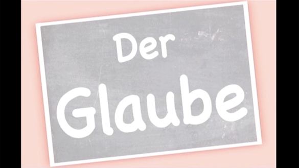 Animationsfilm zum Thema "Glaube" vom Evangelischen Kirchenfunk Niedersachsen