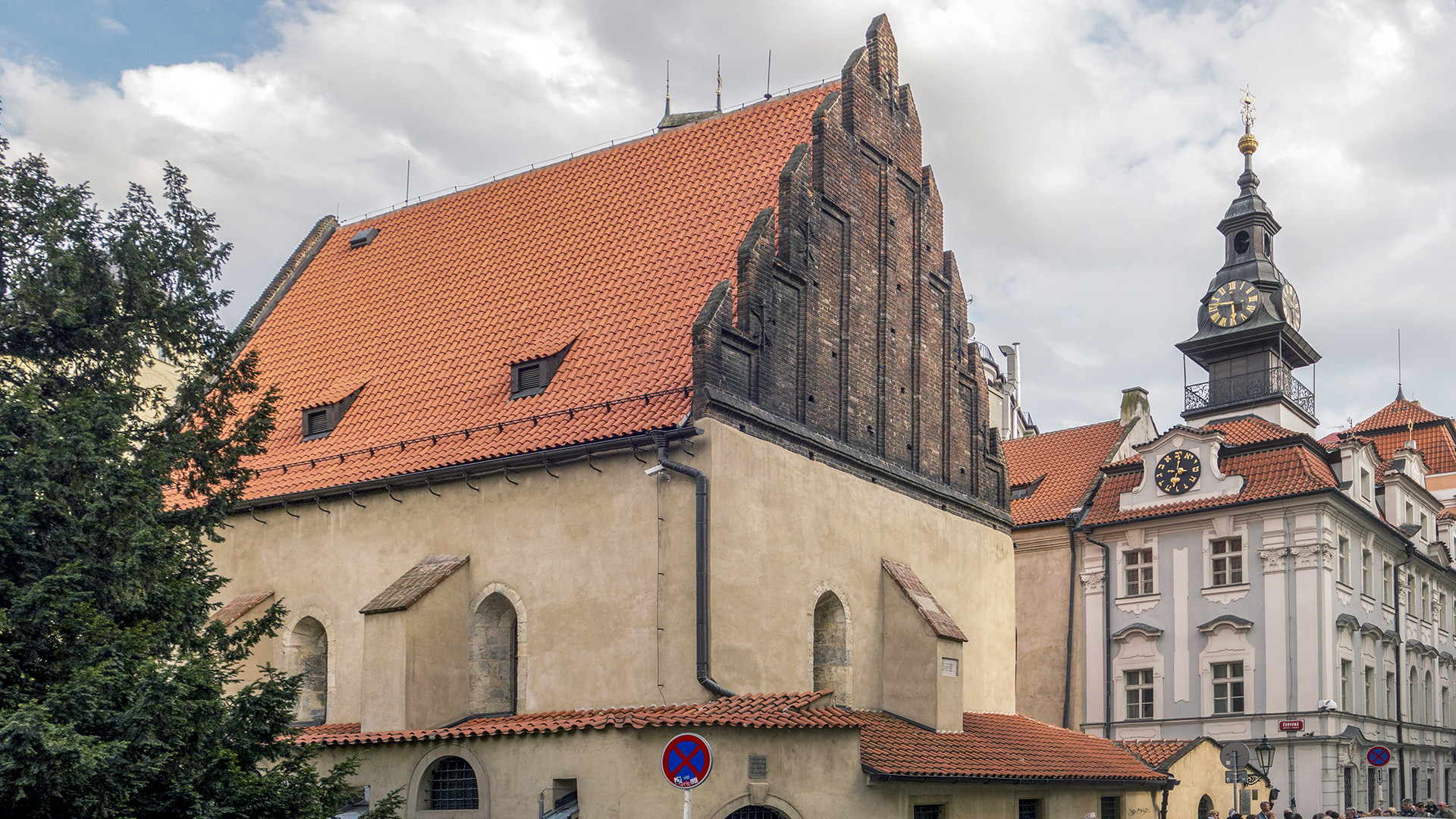 Fassade der Altneu-Synagoge